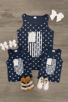 Mom & Me - Stars & Stripes Tank Top