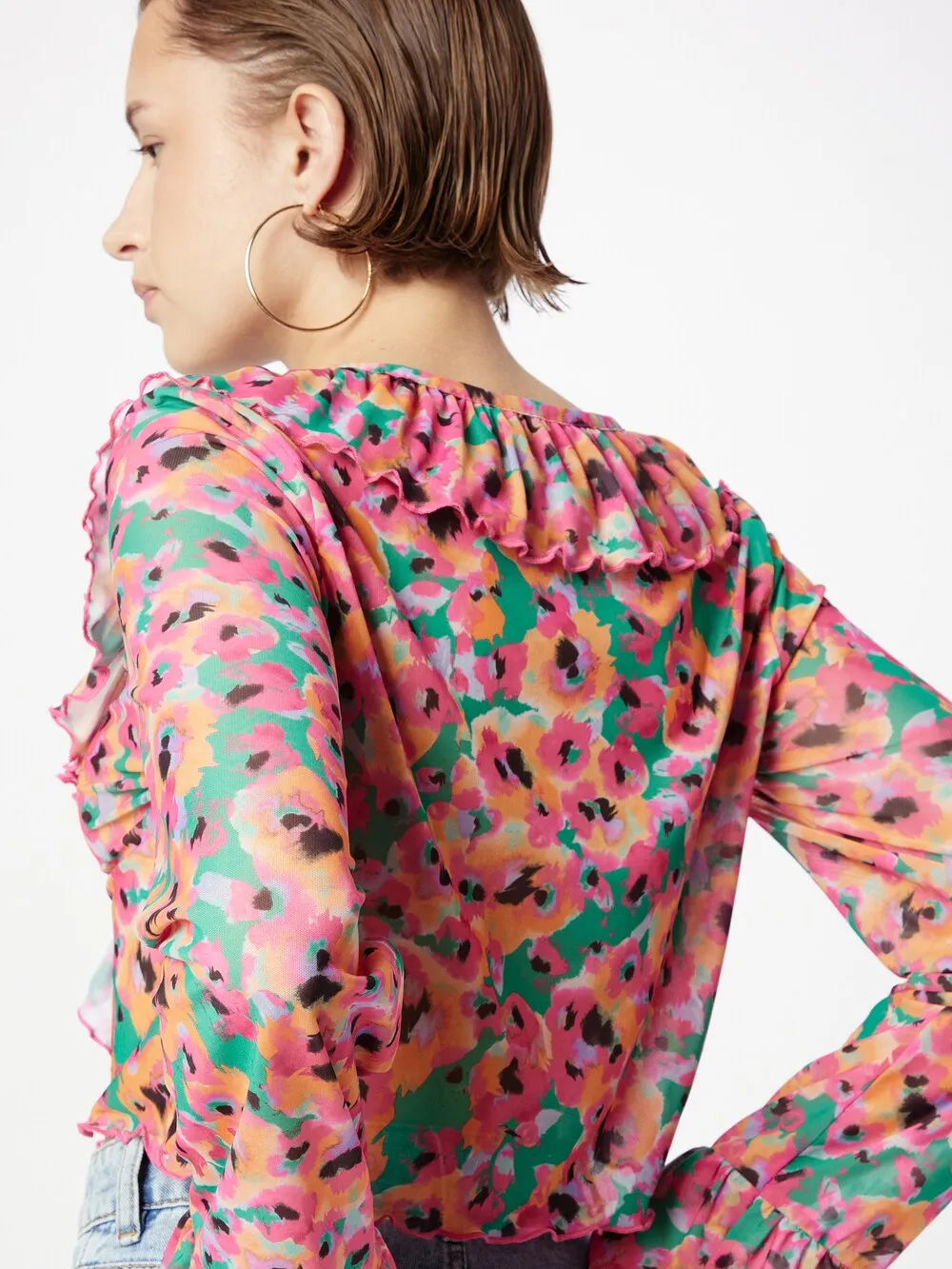 Monki blouse, pink