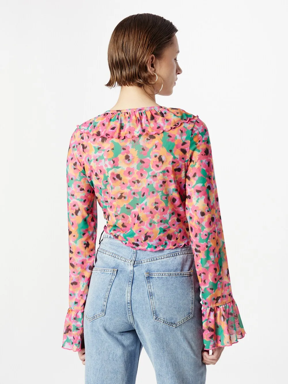 Monki blouse, pink