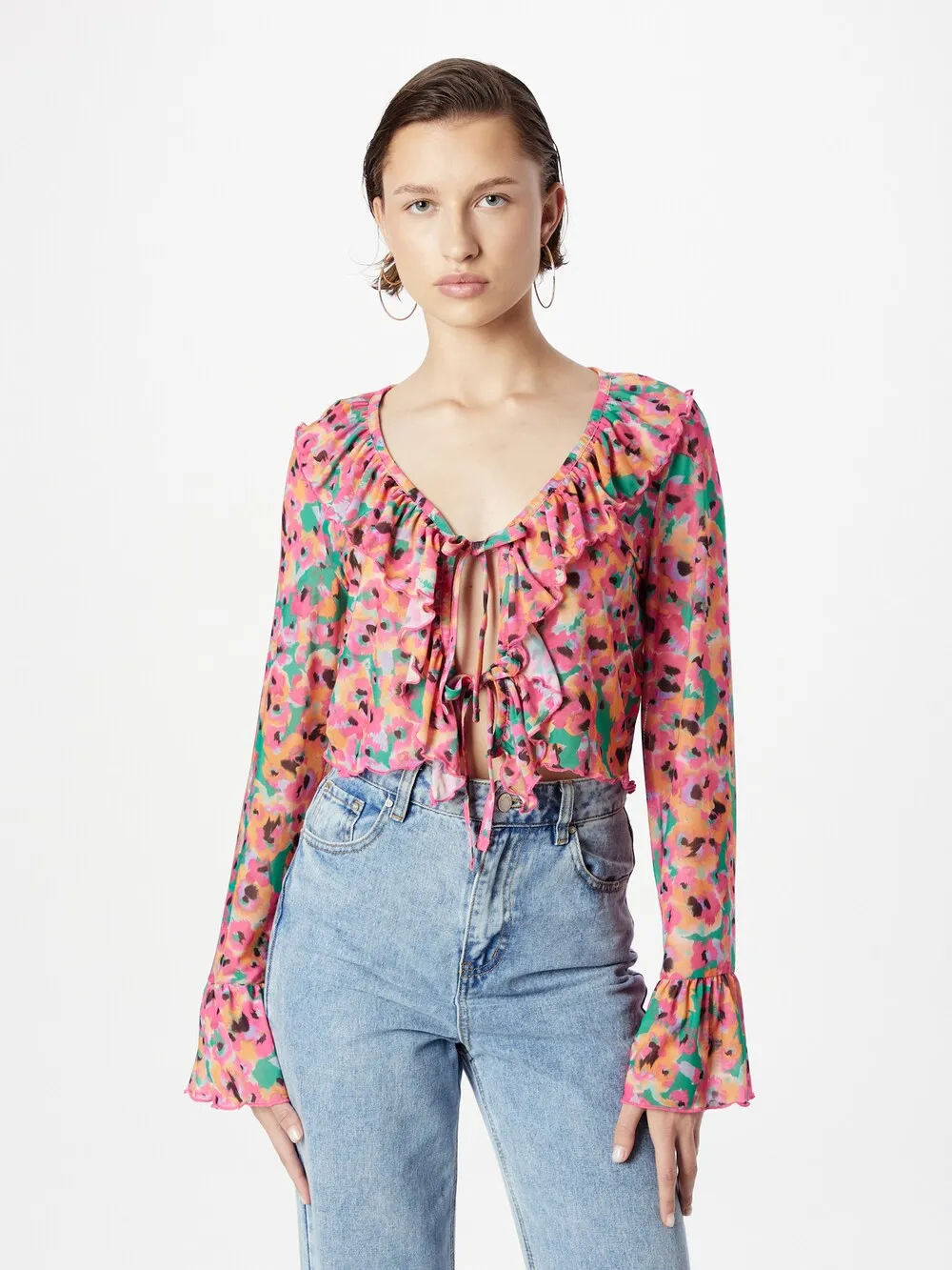 Monki blouse, pink