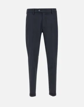 Mucha Blue Slim Fit Trousers