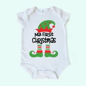 My first Christmas onesie  |  Baby First Christmas |  Elf Christmas Baby bodysuit |  Baby Onesie | Baby Clothes | Newborn Christmas Bodysuit