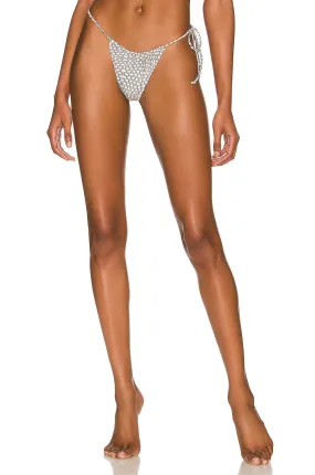 Natasia Swim Krissy Bikini Bottom, Cabana color