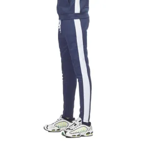 Navy/White Men's Track Pants