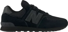 New Balance 574 Big Kid Wide 'Core Pack - Black' Sneakers, Black