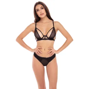 New in Town 2 Pc. Bra Set - M/l - Black