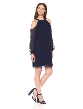 Nic zoe Women’s Floating in Dress Twilight, Navy, Size 10