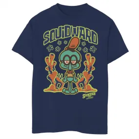 Nickelodeon Squidward T-Shirt for Boys Ages 8-20 SpongeBob SquarePants: Sponge on the Run ,  blue