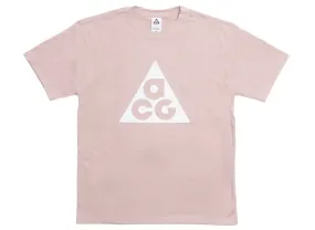 Nike ACG Big Logo S/S Tee in Pink Oxford