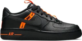 Nike Air Force 1 LV8 KSA GS 'Worldwide Pack - Black Total Orange', black