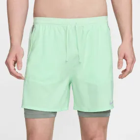 Nike | Men's Stride Dri-FIT 5" Hybrid Running Shorts - Vapor Green