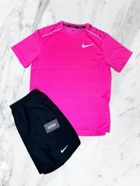 Nike Miler 1.0 Set Hyper Pink/ Black