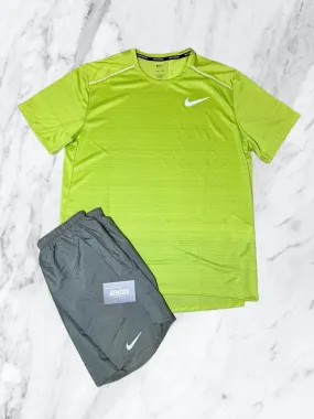 Nike Miler 1.0 Set Kiwi/Grey