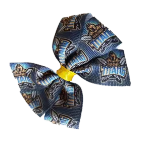 NRL Gold Coast Titans Bella Hair Bow Clip