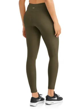 N.Y.L. Sport Women's Active Drawstring Performance Legging With Front Pockets