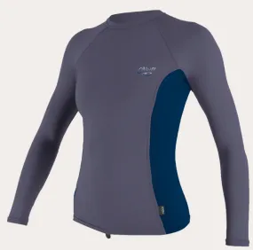 O'neill Women's Premium Skins L/S Rash Guard Cool Abyss