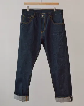 Organic Italian 5 Pocket Jean in Raw Denim