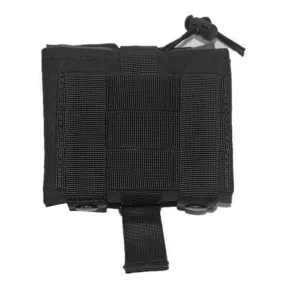 Outdoor Folding Waist Bag Multifunctional Accessory Hanging Bag, Color: Black