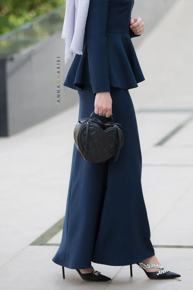 Peplum Modest Dress