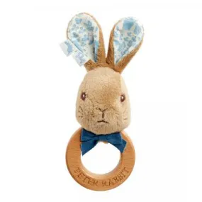 Peter Rabbit Wooden Rattle