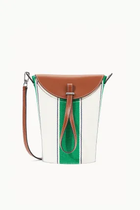 PHOEBE CONVERTIBLE BUCKET BAG | BUNGALOW STRIPE