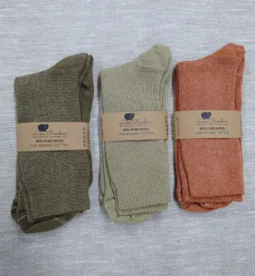 PIA ~ Children's Socks. Naturally dyed. Wool & organic cotton.