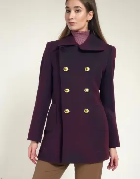 Plum Perfection Peacoat