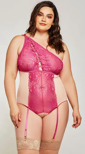 Plus Size Anika One Shoulder Teddy