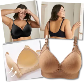 Plus Size Wireless Push-Up Bra