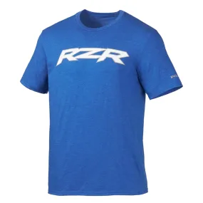 Polaris  Royal RZR Short Sleeve Tee Crew Neck Casual Comfort T Shirt