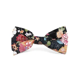 Pre-Tied Japanese Floral Cotton Bow Tie (Online Exclusive)