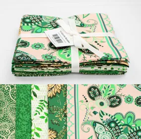 Printed Fat Quarter Bundles Provence Series-Green