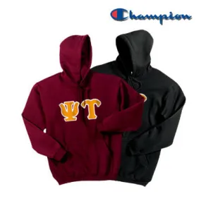 Psi Upsilon Champion Powerblend® Hoodie, 2-Pack Bundle Deal - Champion S700 - TWILL