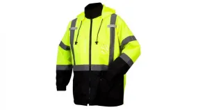 Pyramex Hi-Vis Class 3 Lime Parkas - RP31 Series