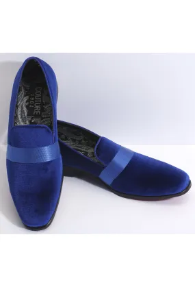 "Lincoln" Royal Blue Couture 1901 Tuxedo Shoes