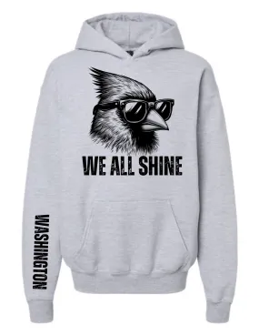 "We all Shine" Hooded Sweatshirt: Youth