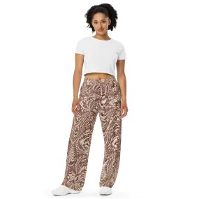 Recursia Alchemical Vision I Women's Wide Leg Pants In Pink