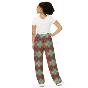 Recursia Argyle Rewired I Women's Wide Leg Pants