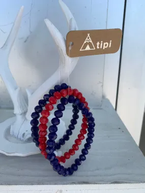 Red White & Blue Bracelets