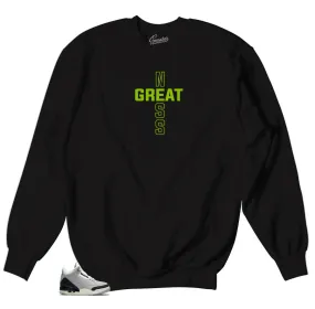 Retro 3 Chlorophyll Greatness Cross Sweater