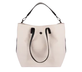 Rhodes Leather & Canvas Tote Bag