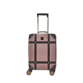 Rock Vintage 54cm Carry On Hardsided Luggage - Pink