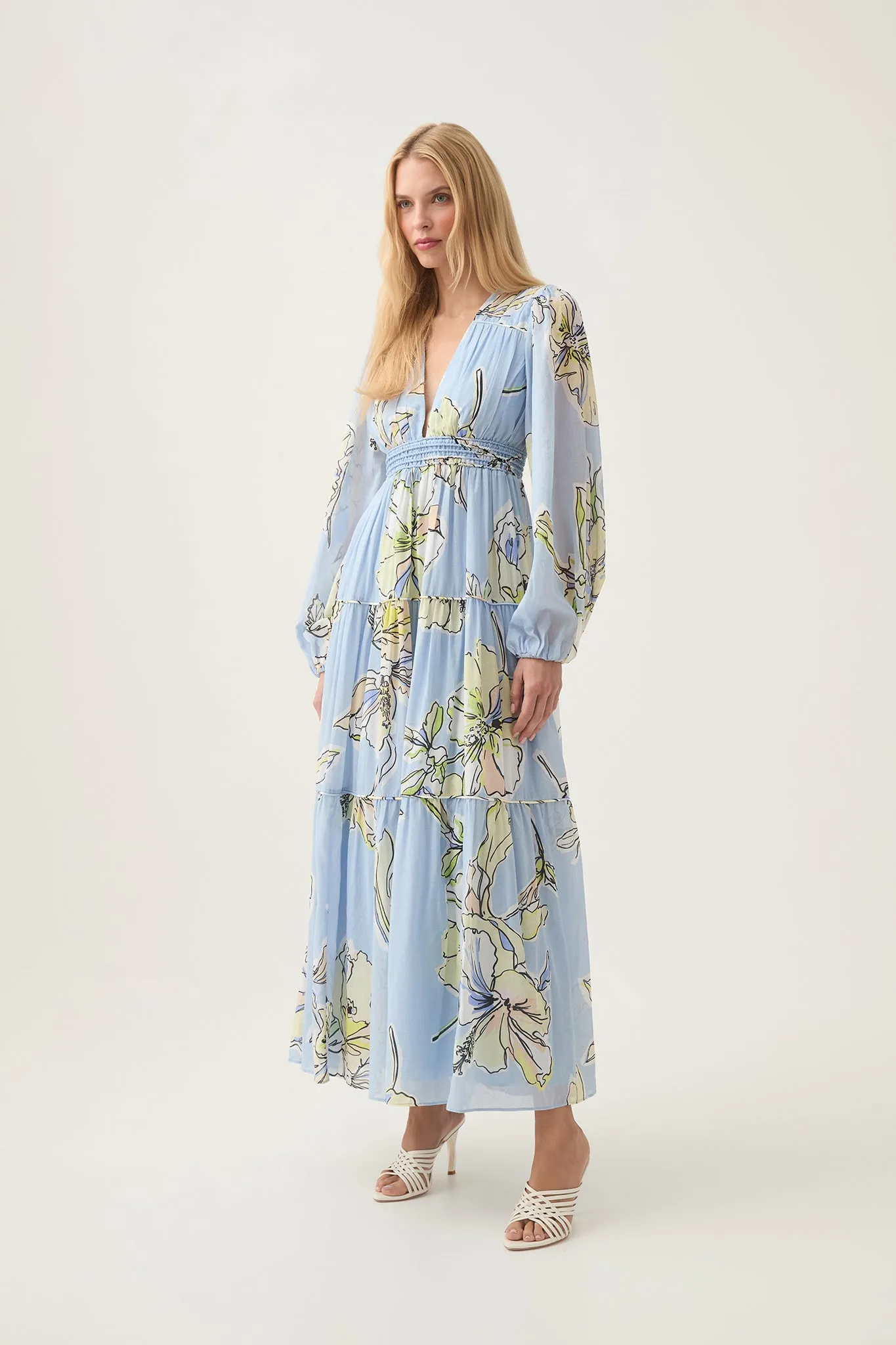 Romantica Voile Maxi Dress