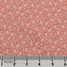 Salmon Mini Floral Cotton Print