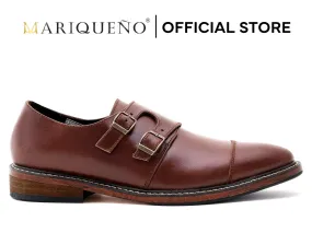 SANTIAGO Double Monkstrap Oxford - Walnut