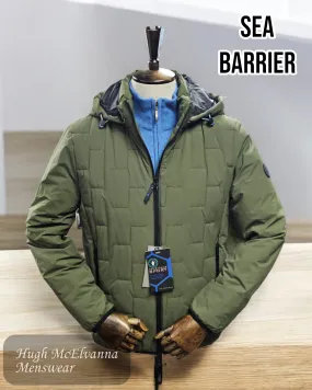 Sea Barrier LEONE Green Hooded Jacket