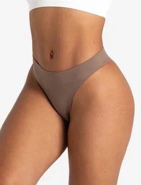 Seamless Thong - Mocha