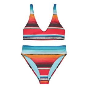 Serape high-waisted bikini