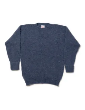 SHAGGY DOG SWEATER BLUE - CLASSIC FIT