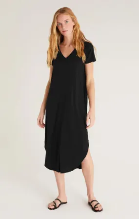 Short Sleeve Reverie Dress | Black